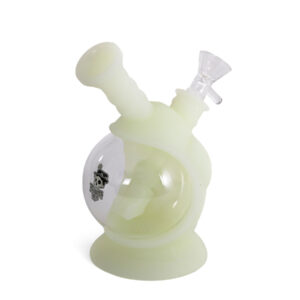 Bong silicona astronave 16,5cm (glow) Poppins Lab