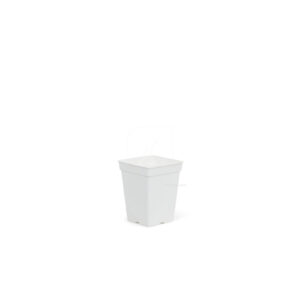 Maceta cuadrada blanca (15 x 15 x 20 cm) (35 u) (3 L)