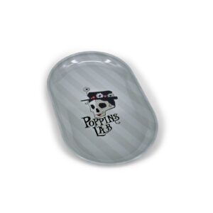 Bandeja de metal rayas 130x80mm Poppins Lab