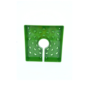 Tapa de maceta cuadrada verde 20 cm
