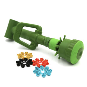 Sistema de tuberías de desconexión rápida con burbujeador de flujo múltiple con forma de T 3/4" 19 mm