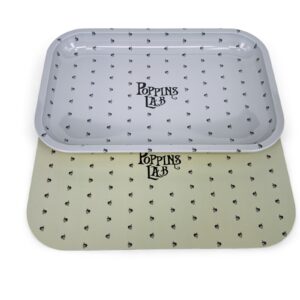Bandeja de metal beige 288x188mm magnetic cover Poppins Lab