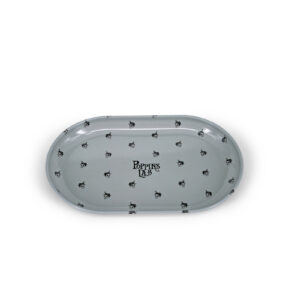 Bandeja de metal beis 130x80mm Poppins Lab