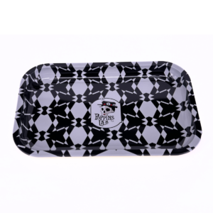Bandeja de metal gris 275x175mm Poppins Lab