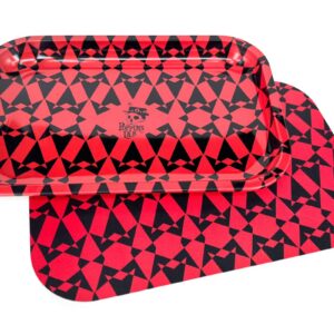 Bandeja de metal roja 288x188mm magnetic cover Poppins Lab