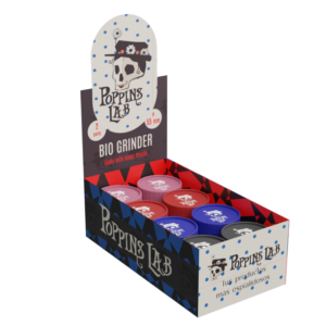 Grinder bio 55mm (display 24 uds) Poppins Lab